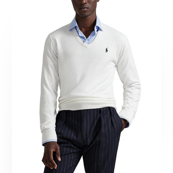 Polo Ralph Lauren Other - Polo Ralph Lauren V-Neck Sweater Pima cotton